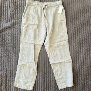 NWT Sanctuary pull-on cargo pant in pale grey – size XL
